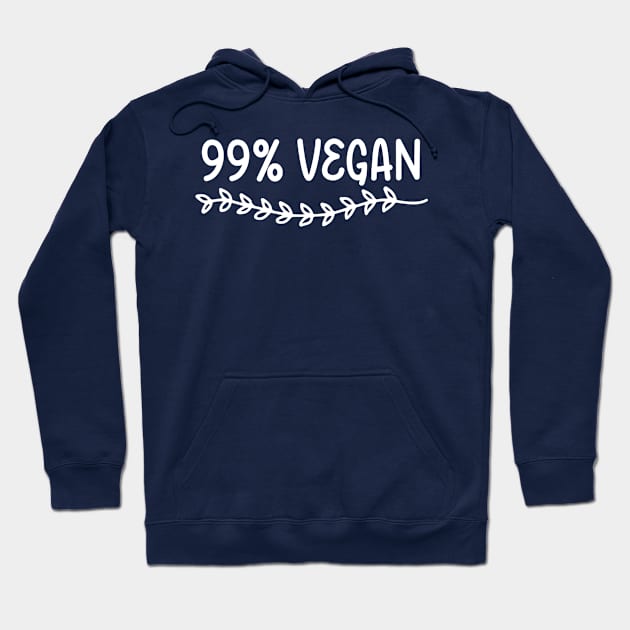 Vegan Merch Hoodie by JKFDesigns